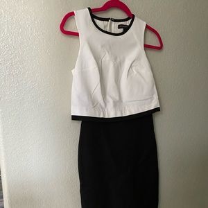Banana Republic vintage Black & White Dress